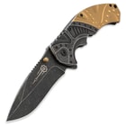 Gears and Gold Steampunk Pocket Knife