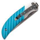 Browning Prism II Pocket Knife - Teal - 440A Stainless Steel - Anodized Aluminum - Buckmark, Pocket Clip, Thumb Studs, Liner Lock, Drop Point - Everyday Carry EDC Outdoors Hunting Fishing Camping