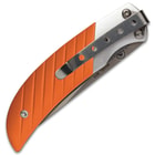 Browning Prism II Pocket Knife - Orange - 440A Stainless Steel - Anodized Aluminum - Buckmark, Pocket Clip, Thumb Studs, Liner Lock, Drop Point - Everyday Carry EDC Outdoors Hunting Fishing Camping