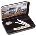Case Ford F150 Natural Bone Handle Trapper Pocket Knife