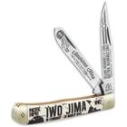 Kissing Crane Iwo Jima Trapper Pocket Knife