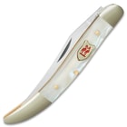 Kissing Crane Genuine Pearl Toothpick Pocket Knife