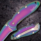 Kershaw Chive Assisted Opening Pocket Knife Rainbow