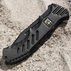Officially Licensed U.S. Army Cavalry Assisted Opening Folding Pocket Knife Black