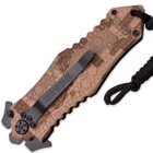 MTech U.S.M.C. Gecko Assisted Opening Ballistic Pocket Knife Desert Digital
