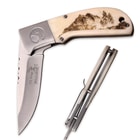 Elk Ridge Ballistic White Bone Pocket Knife