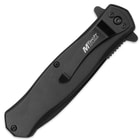 MTech USA DreadBeast Dagger - Assisted Opening Pocket Knife with Swirling Dragon Motif - Black