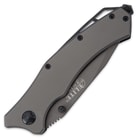 Elite Tactical Smoke Tanto Assisted Opening Pocket Knife