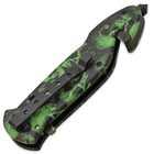 Assisted Opening Z Slayer Folding Rescue Pocket Knife Green