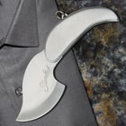 Ridge Runner Silver Leaf Pocket Knife Key Chain