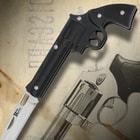 Ridge Runner Folding Gun Revolver Knife