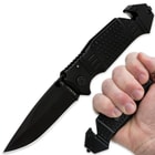 Ridge Runner Tactical Black Rescue Folding Pocket Knife