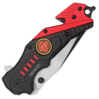 Ridge Runner Firefighter Everyday Carry Assisted Opening Tanto Pocket Knife