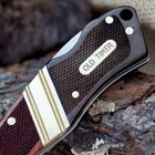 Schrade Old Timer Mountain Beaver Senior Pocket Knife with Leather Sheath