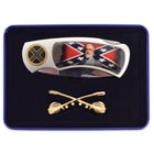 Robert E. Lee Knife And Hat Pin Set with Tin Gift Box
