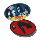 KISS Black Folding Knife in Collectible Tin