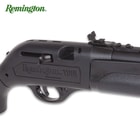 The dual ammo Crosman Remington air rifle features an adjustable rear sight notch and it has a crossbolt safety