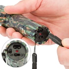 Night Watchman 2 Million Volt Stun Gun / LED Flashlight Combo Defense Tool - Jungle Camo
