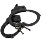 UZI Handcuffs Chained Black-Plated
