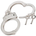 UZI Handcuffs Chained Nickel-Plated
