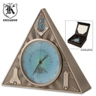 Masonic Triangle Desk Clock