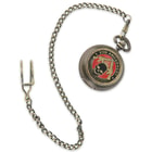 Second Amendment Homeland Security Pocket Watch With Chain