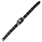 Punisher Skull Black Carbon Fiber Bracelet