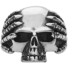 Skull With Hands Ring
