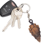 Wrap Cord Agate Arrowhead Necklace And Key Chain