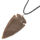 Arrowhead Black Leather Cord Necklace - Three-Pack