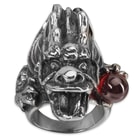 Twisted Roots Blood Stone Dragon Ring
