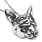 Alien Cat Pendant On Chain - Stainless Steel Necklace