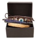 Wear our Inner Eye Stacked Bracelets together or individually to go with any outfit, whether dressed up or dressed down