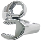 Hot Leathers Wrench Ring Silver