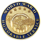 World War II Honorable Service Challenge Coin