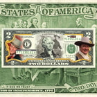 John Wayne The Duke Two-Dollar Bill