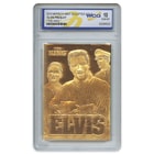 Elvis Sculptured 23K Gold Card