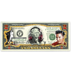 Elvis The King Two-Dollar Bill Red Highlight