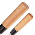 Two-Piece Oak Wood Sushi Knife Set