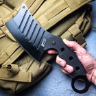 Karambit Style Fixed Blade Cleaver Knife With Sheath