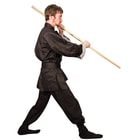 4' Wax Wood Self Defense / Training Staff