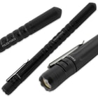 Police Force Tactical Pen LED Flashlight DNA Collector Self Defense Pen