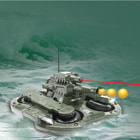 Remote Controlled RC Amphibious Tank Green