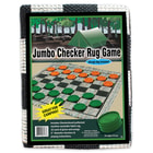 Jumbo Checkers Rug Game