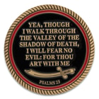 The obverse side of the challenge coin