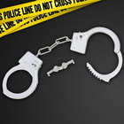 Chrome Plated Metal Handcuffs - 2 Keys