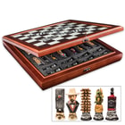 Jack Daniel's Hand Sculpted Lynchburg Chess Set