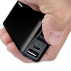 Rechargeable Hand Warmer 2-In-1 Charger Power Bank Black