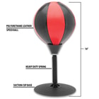 The specs of the mini punching bag shown