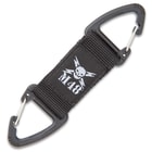  Three-Pack Tactical Webbing Clips - Nylon Webbing And ABS Construction - Dimensions 4"x1"